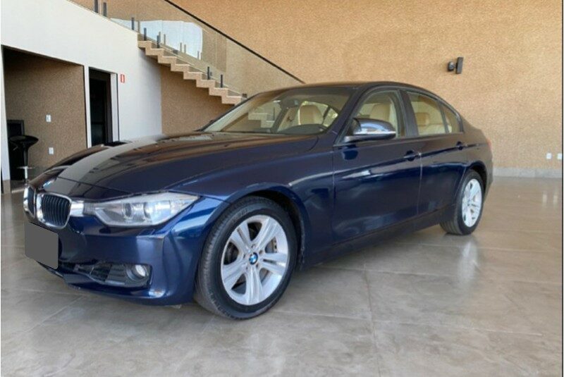 BMW 320I 2.0 16V TURBO ACTIVE FLEX 4P AUTOMÁTICO ANO 2015 COR AZUL