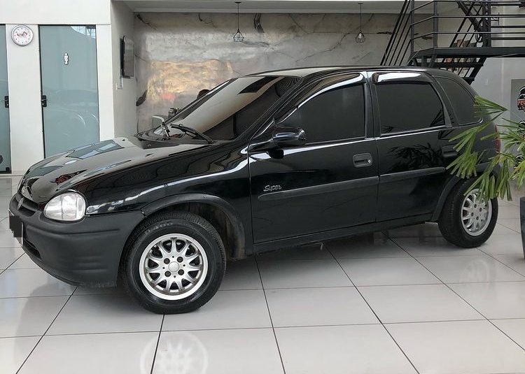 CHEVROLET CORSA SUPER 1.0 GASOLINA 4P 1998 PRETO